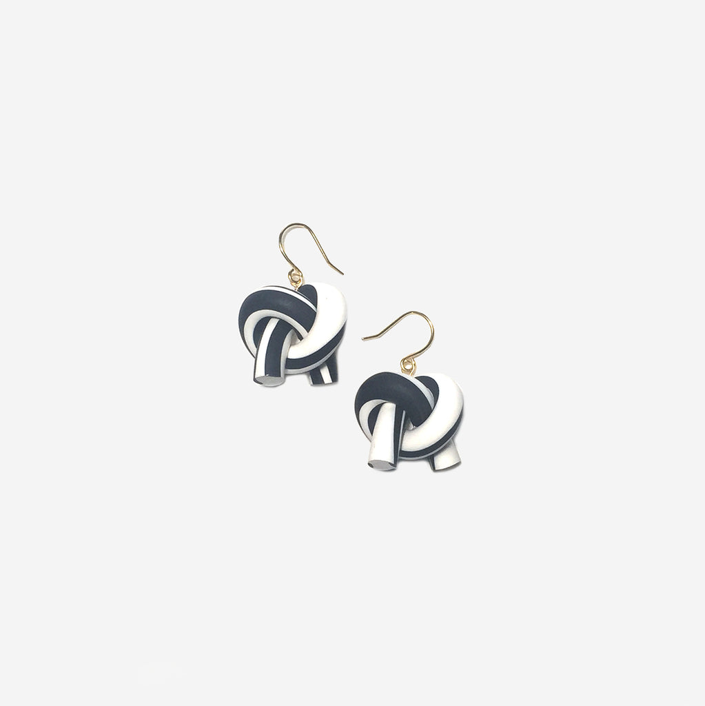 Organically-shaped Twist Knot Earrings (Quick to ship) - AHED Project