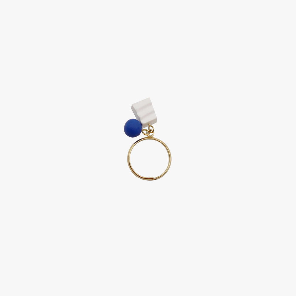 Klein Blue Charms Open Ring (Quick to ship) - AHED Project