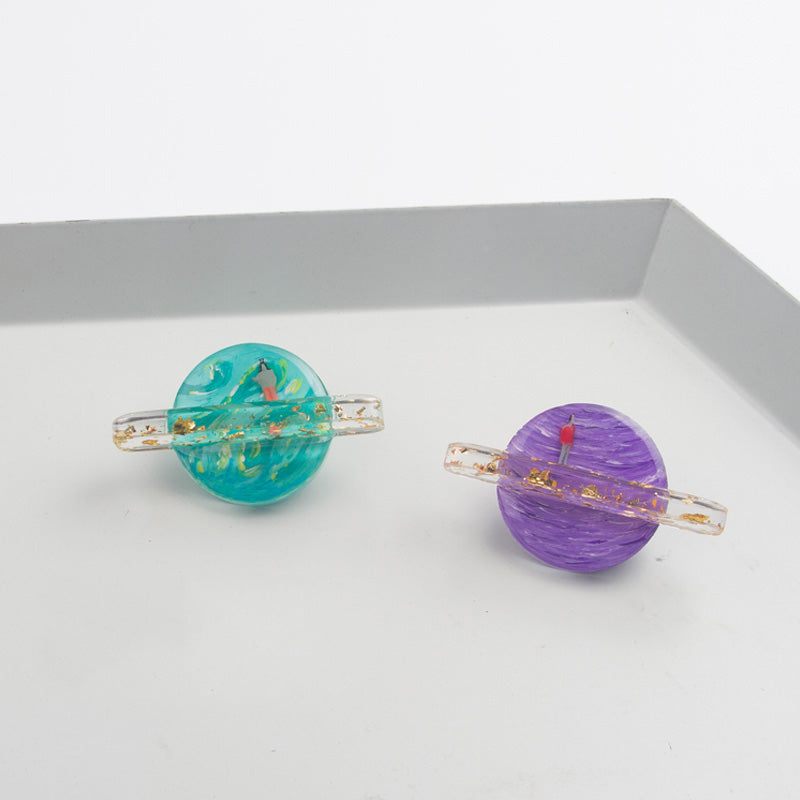 Colorful Planets Stud Earring(Single) - AHED Project
