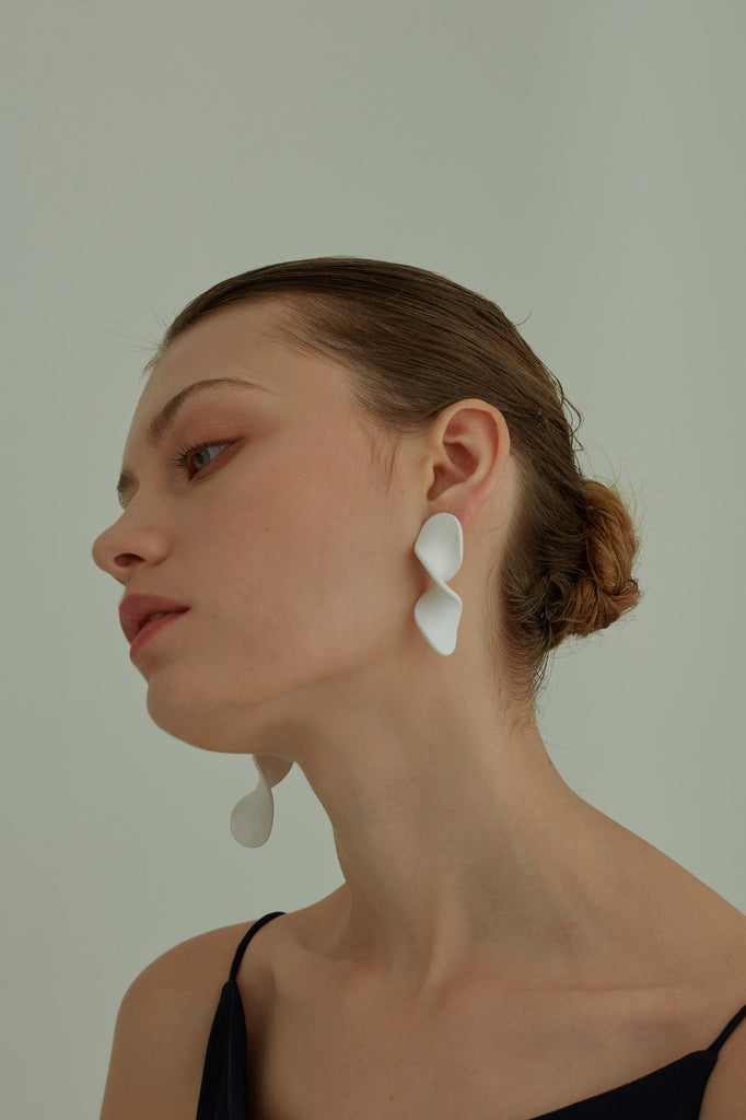 Modern Twist Drop Earrings (Quick to ship) - AHED Project