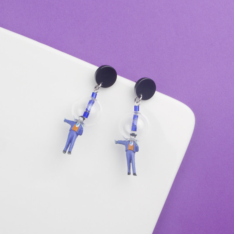 Space Joker Figure Stud Earrings (Quick to ship) - AHED Project