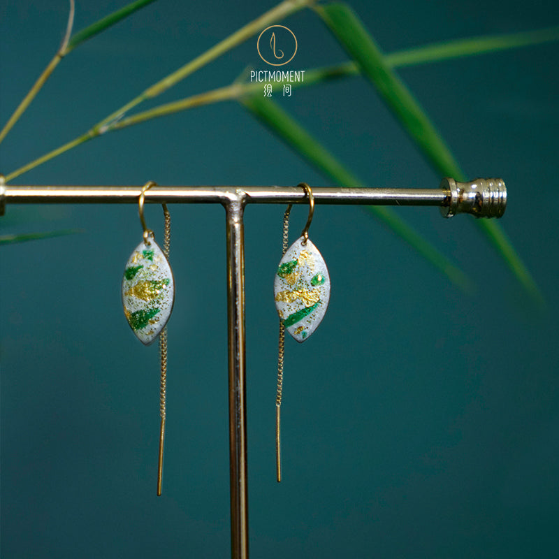 Bamboo Forest Series - Threader Earrings - AHED Project