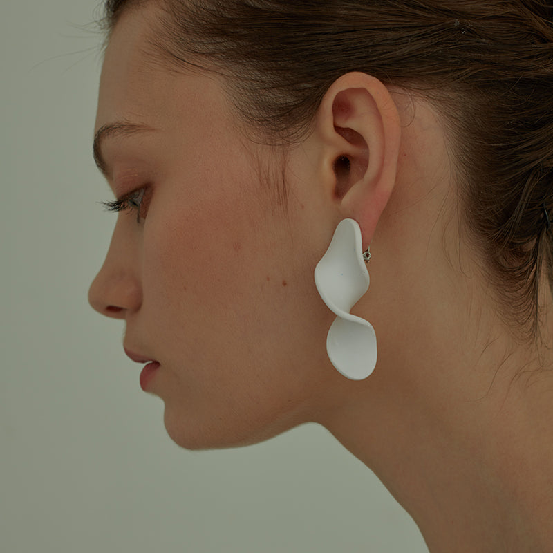 Modern Twist Drop Earrings (Quick to ship) - AHED Project