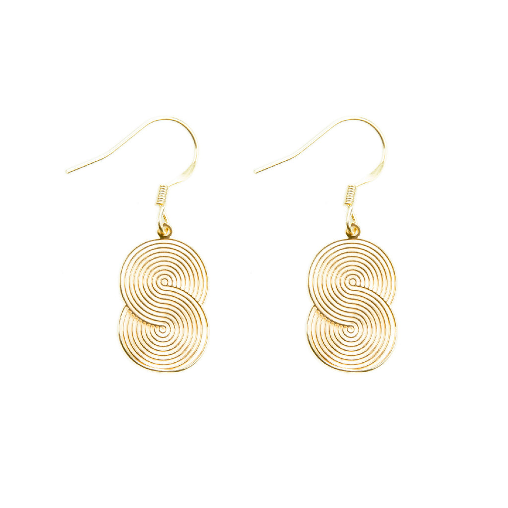 Interweaved Discs Drop Earrings - AHED Project