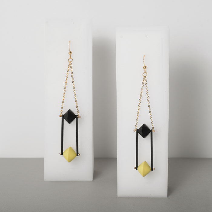Punctuation Marks Series - Equal Sign Inspired Drop Earrings (Quick to ship) - AHED Project